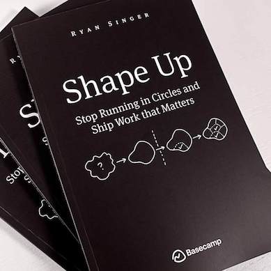 Capa do livro sobre Shape Up